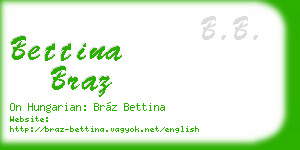bettina braz business card